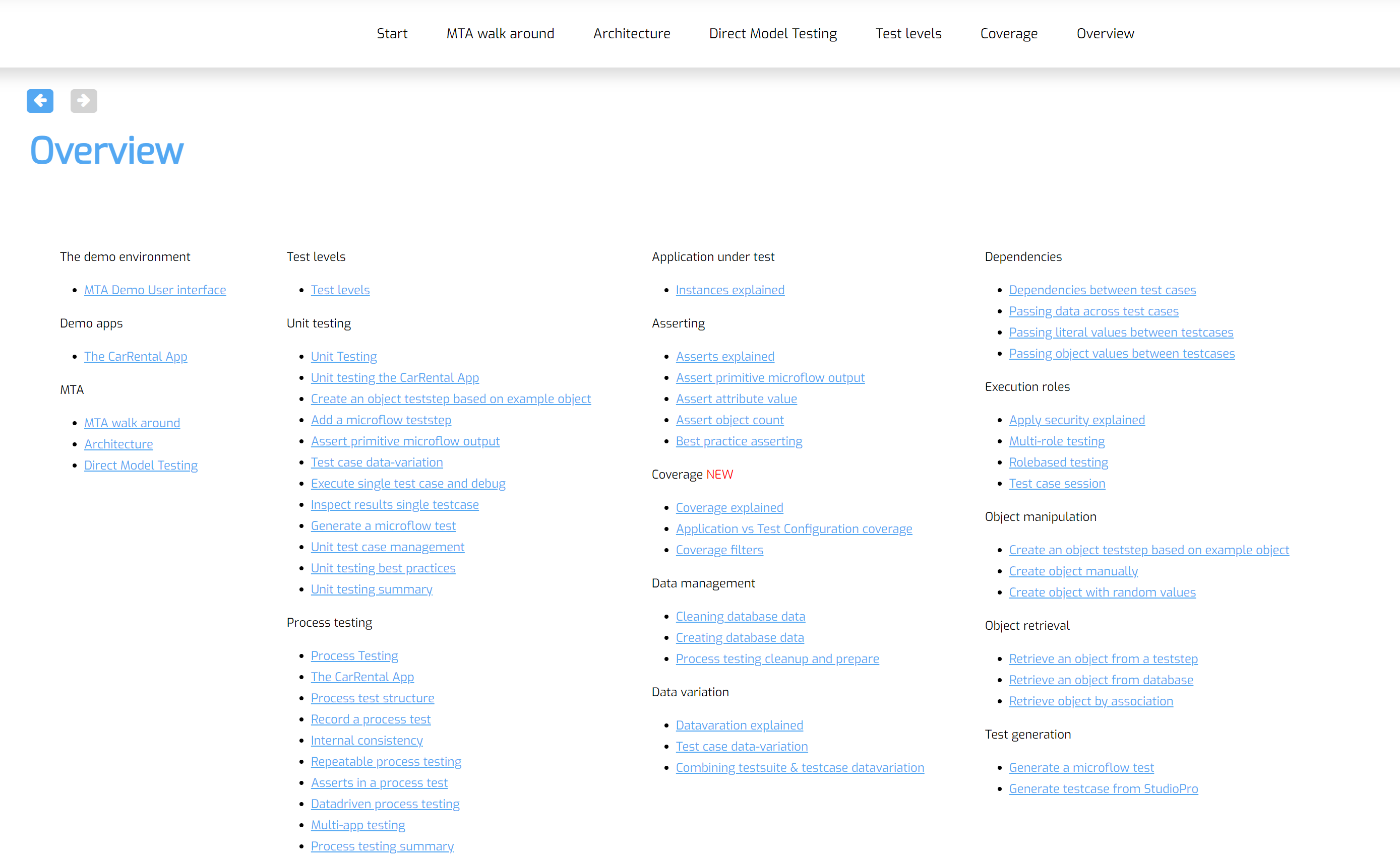 mta demo overview